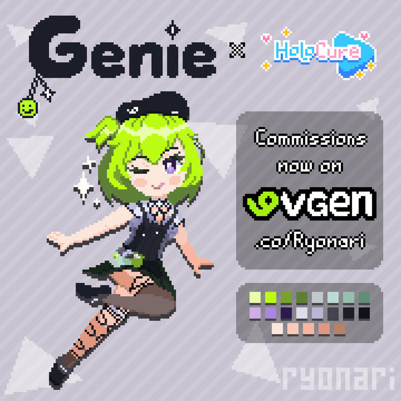 VGenie x Holocure Fanart